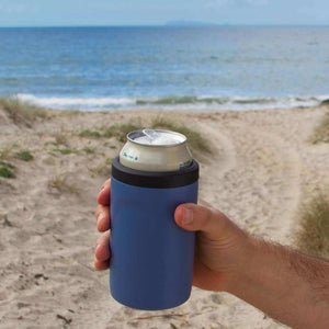 Huski Beer Cooler - Slate Blue - Funky Gifts NZ
