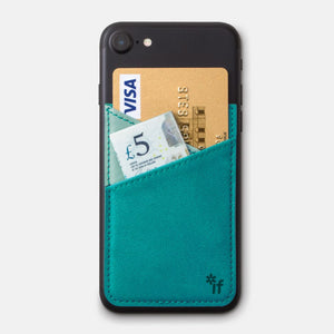Bookaroo Phone Pocket - Turquoise - Funky Gifts NZ