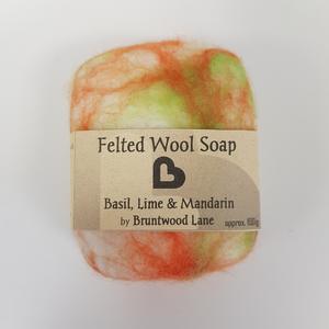 NZ Made Felted Wool Soap - Bruntwood Lane - Funky Gifts NZ