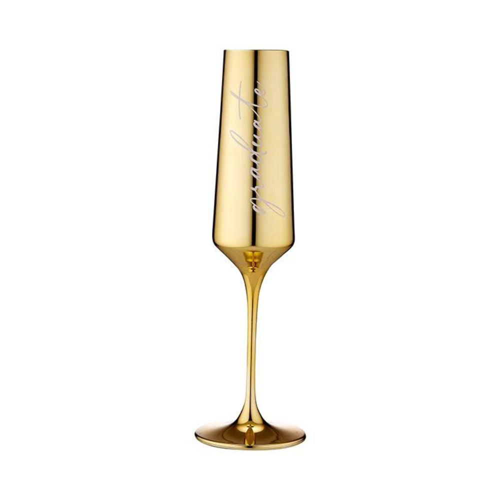 Celebration Champagne Glass - Graduate