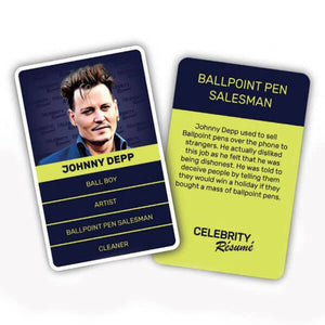 Celebrity Resume Game - Funky Gifts NZ