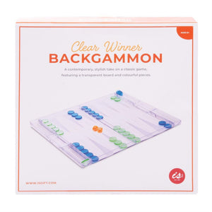 Clear Winner Backgammon - Funky Gifts NZ