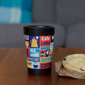 Cuppa Coffee Cup - Straight Coffee 12oz - Funky Gifts NZ