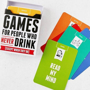 Drinking Games For People Who Never Drink Card Game - Funky Gifts NZ