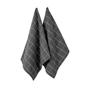 Eco Check Kitchen Towel 2pk - Funky Gifts NZ