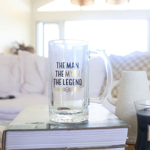 Celebration The Man Beer Glass - Funky Gifts NZ