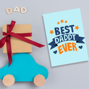 Greeting Card - Best Daddy Ever - Funky Gifts NZ