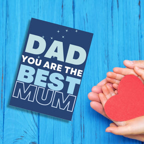 Greeting Card - Dad Best Mum - Funky Gifts NZ