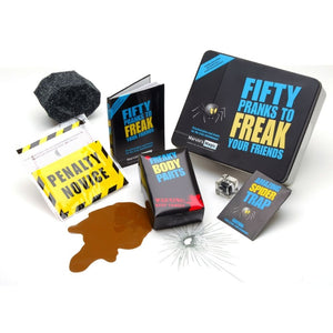 Marvin's Magic Tins - Fifty Pranks To Freak Your Friends - Funky Gifts NZ