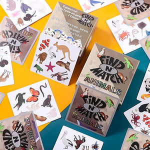 Find N Match Animals Card Game - Funky Gifts NZ
