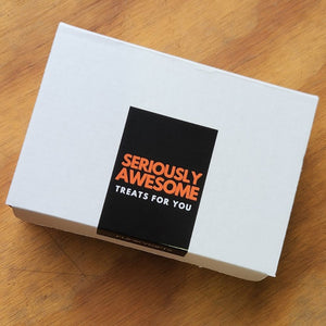 Seriously Awesome Trivia & Treats Mini Gift Box - Funky Gifts NZ