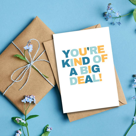 Greeting Card - Big Deal - Funky Gifts NZ