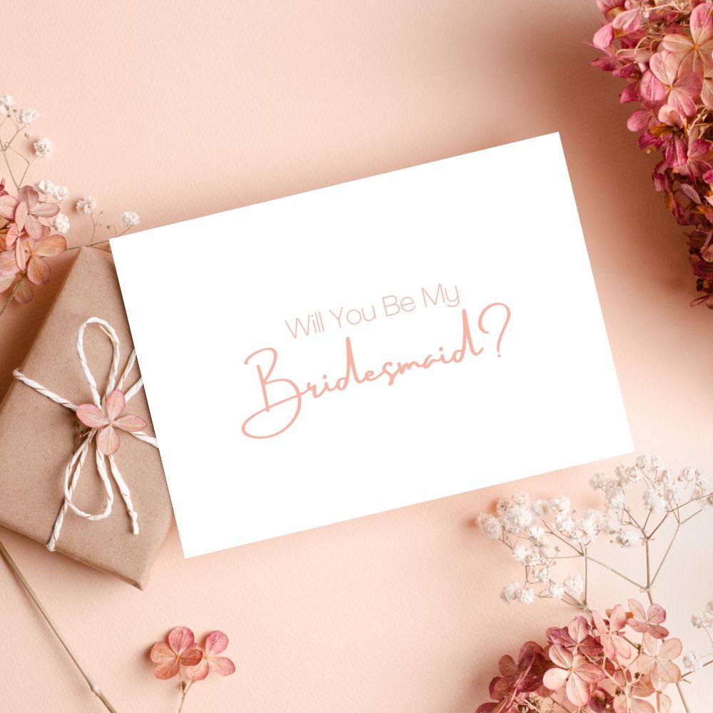 Greeting Card - Bridesmaid - Funky Gifts NZ