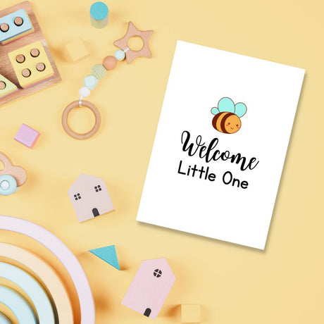 Funky Gift Card - Welcome Little One - Funky Gifts NZ