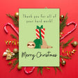 Christmas Greeting Card - Hard Work - Funky Gifts NZ