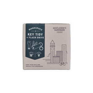 Gents Hardware - Key Tidy + Flash Drive - Funky Gifts NZ