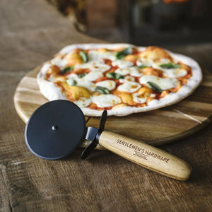Gents Hardware - Pizza Cutter and Serving Board - Funky Gifts NZ