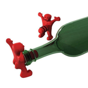 Happy Man Bottle Stopper - Funky Gifts NZ