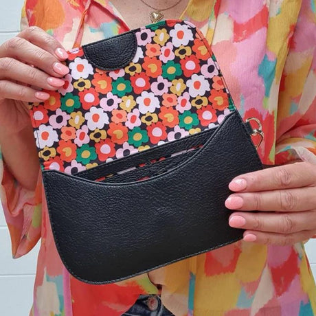 Hello Friday - Millie Clutch Wallet - Black - Funky Gifts NZ