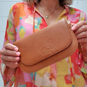 Hello Friday - Millie Clutch Wallet - Tan - Funky Gifts NZ