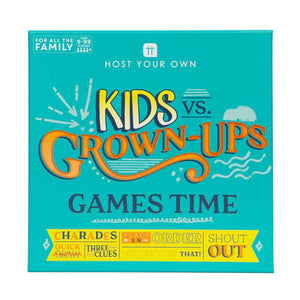 Host Your Own Kids vs Adults Party Board Game - Funky Gifts NZ