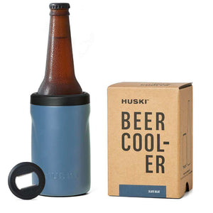 Huski Beer Cooler - Slate Blue - Funky Gifts NZ