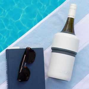 Huski Wine Cooler - White - Funky Gifts NZ