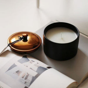 Hygge Ceramic Soy Candle - Bergamot & Mahogany - Funky Gifts NZ