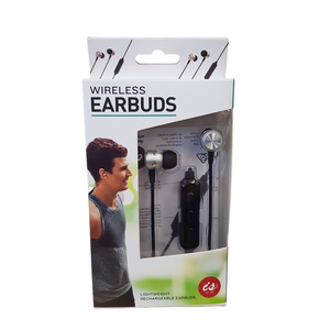 Wireless Ear Buds - Silver - Funky Gifts NZ
