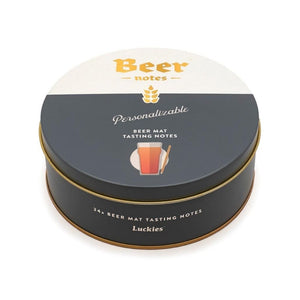Luckies Beer Notes Coaster Set from Funky Gifts NZ