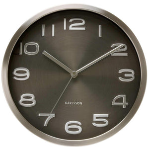 Karlsson Wall Clock Maxie - Black - Funky Gifts NZ