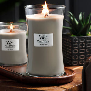 Large WoodWick Scented Soy Candle - Palo Santo - Funky Gifts NZ