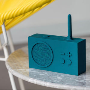 Lexon Tykho 3 Bluetooth Radio - Duck Blue - Funky Gifts NZ