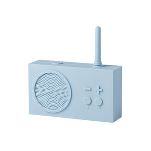 Lexon Tykho 3 Bluetooth Radio - Light Blue - Funky Gifts NZ