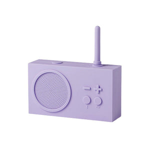 Lexon Tykho 3 Bluetooth Radio - Purple - Funky Gifts NZ