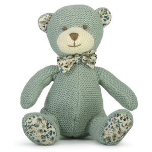 Lily & George Barney Knitted Mini Bear - Funky Gifts NZ