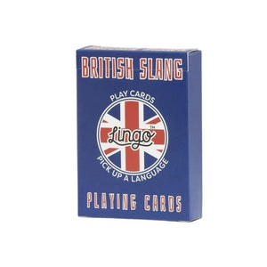 british slang Lingo playing cards from Funky gifts nz