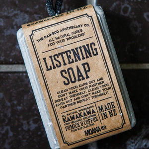 Moana Road Kawakawa Soap - Listening - Funky Gifts NZ
