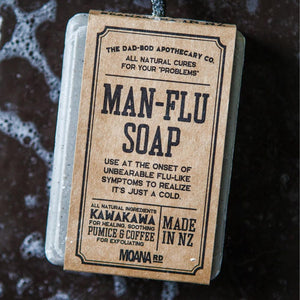 Moana Road Kawakawa Soap On A Rope - Man Flu