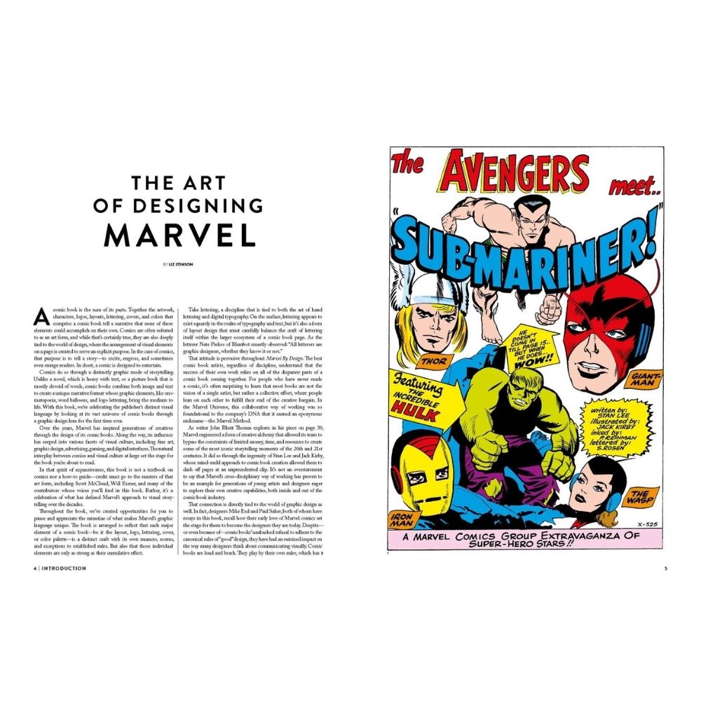 Marvel By Design Book - Funky Gifts NZ