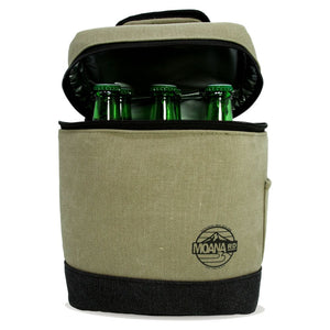 Moana Road Bottle Canvas Cooler Bag - Funky Gifts NZ