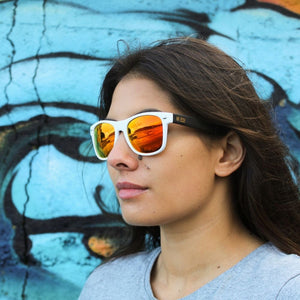 Moana Road Sunglasses 50/50 - White #454