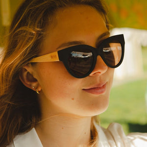 Moana Road Sunglasses Hepburn - Black #483 - Funky Gifts NZ