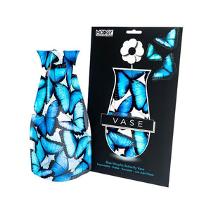 Modgy Vase - Blue Morpho Butterfly - Funky Gifts NZ