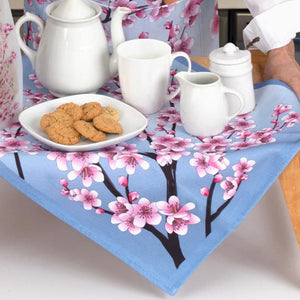 Modgy Tea Towel - Cherry Blossom - Funky Gifts NZ