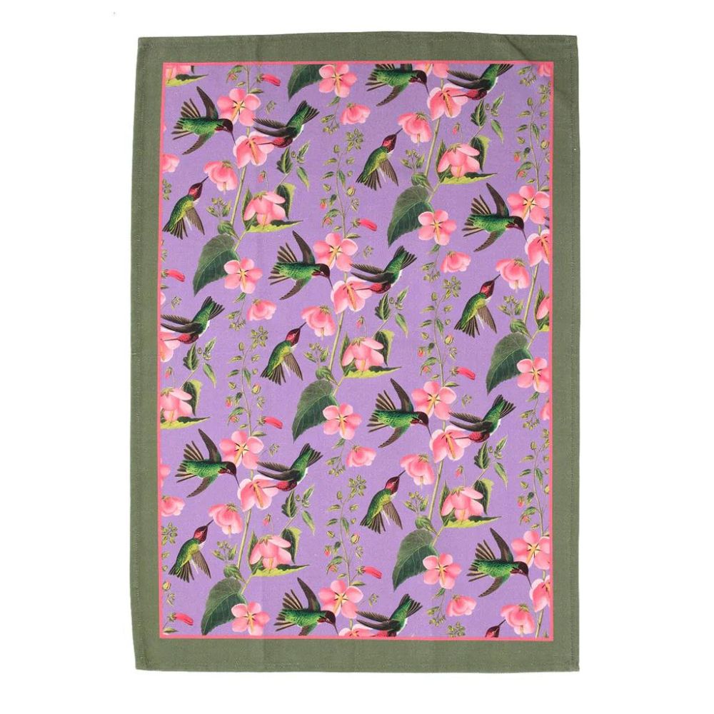 Modgy Tea Towel - Hummingbird - Funky Gifts NZ