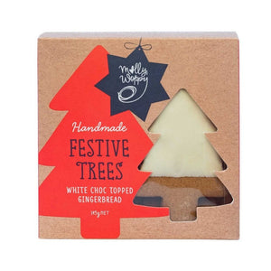 Molly Woppy Handmade Festive Trees - White Choc Gingerbread - Funky Gifts NZ