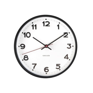 Karlsson Wall Clock New Classic - Small White - Funky Gifts NZ