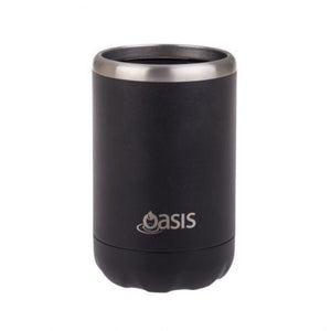 Oasis Can Cooler - Black - Funky Gifts NZ