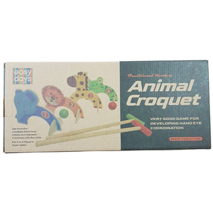 Animal Croquet Wooden Game From Funky Gifts NZ